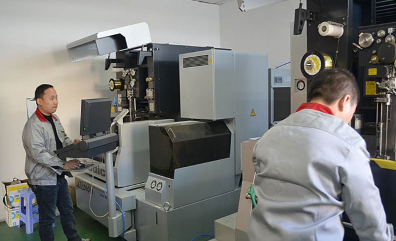 Precision connector manufacturing equipment