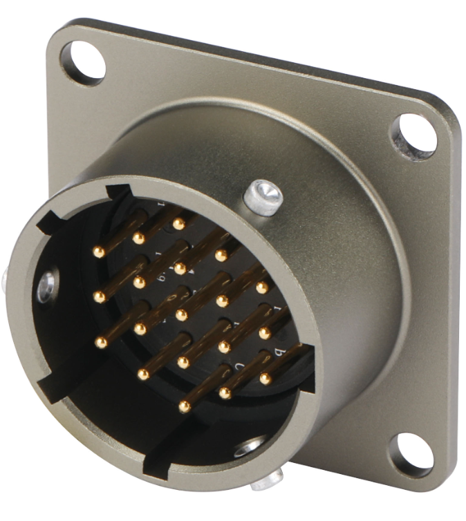 PT02E14-19P-001-AJN 19-Pin Flange Mount Plug